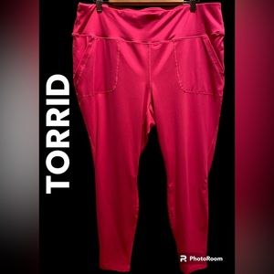 Torrid, Size 3, Hot Pink Active Leggings